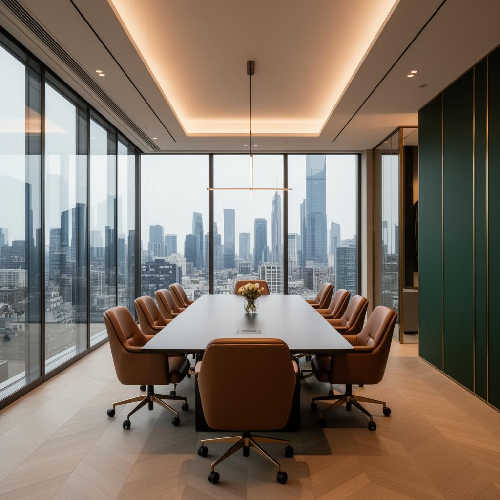 Sala de reunião corporativa